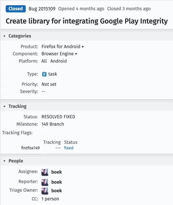 firefox-play-integrity-check-bugzilla