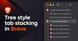 How to enable Tree Tabs in Brave's latest stable update