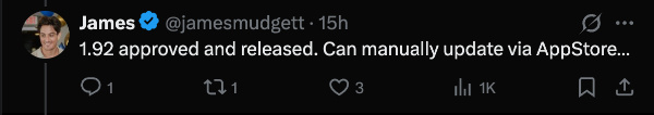 Brave version approved.