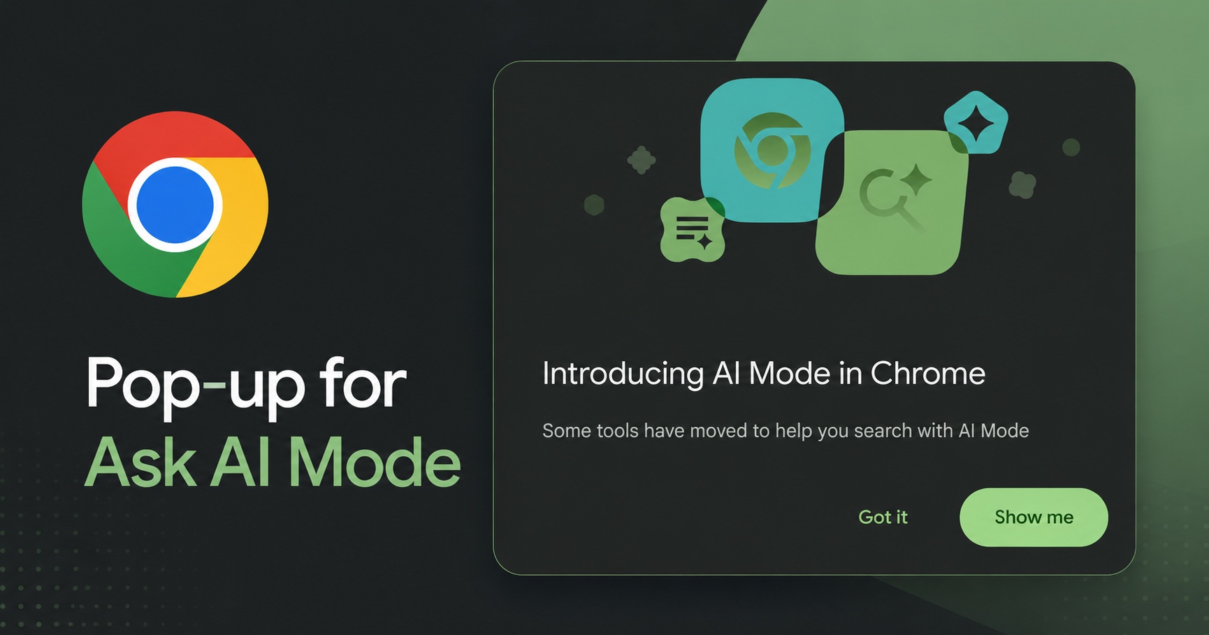 Google is testing informative pop-up for 'Ask AI Mode' in Chrome where Gemini is unsupported