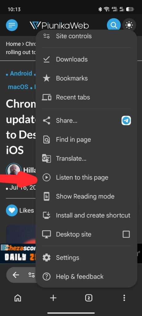 Chrome-for-Android-listen-to-this-page-feature