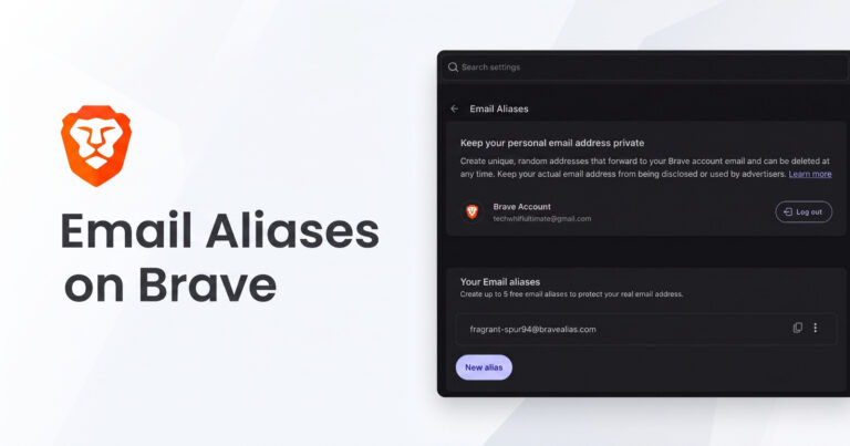 You can now try Brave’s new email aliases to hide your real address