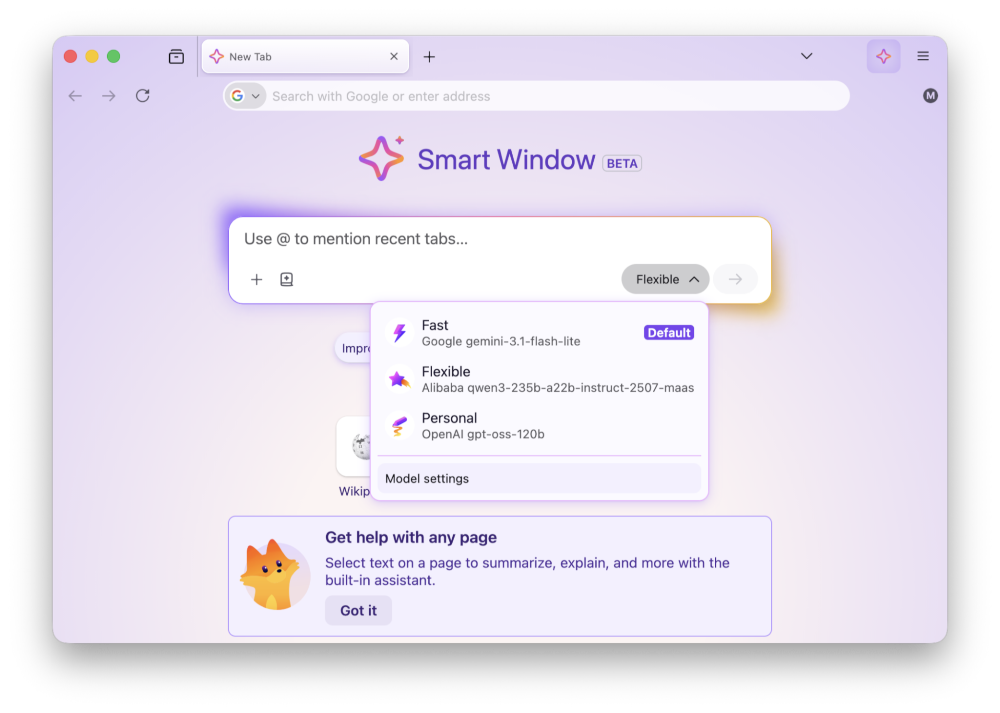 Firefox-smart-window