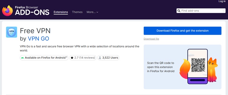 Free-VPN-by-VPN-Go-for-Firefox