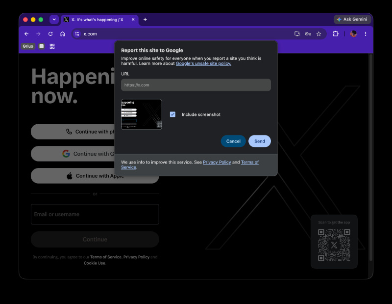 Dialog box.