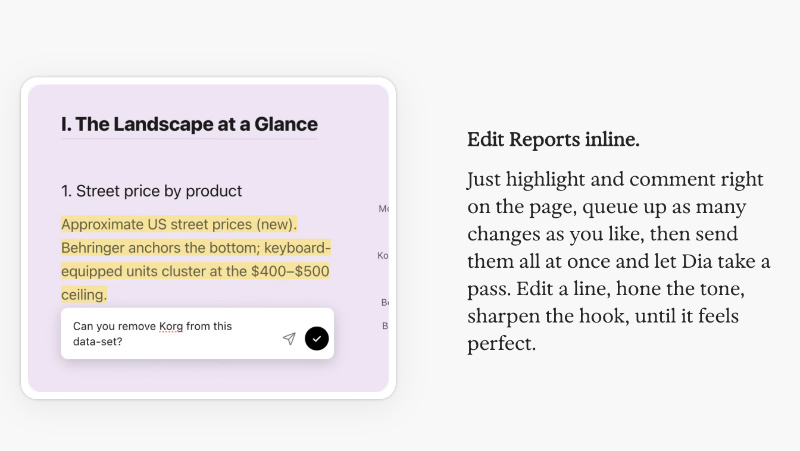 Inline editing.