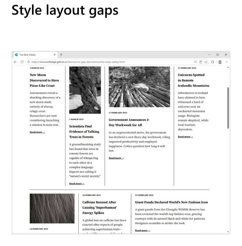 CSS Style Edge.