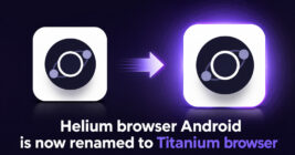 Helium Browser is now called Titanium Browser on Android