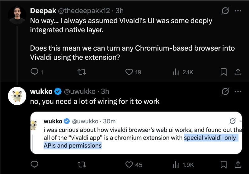 Vivaldi UI.