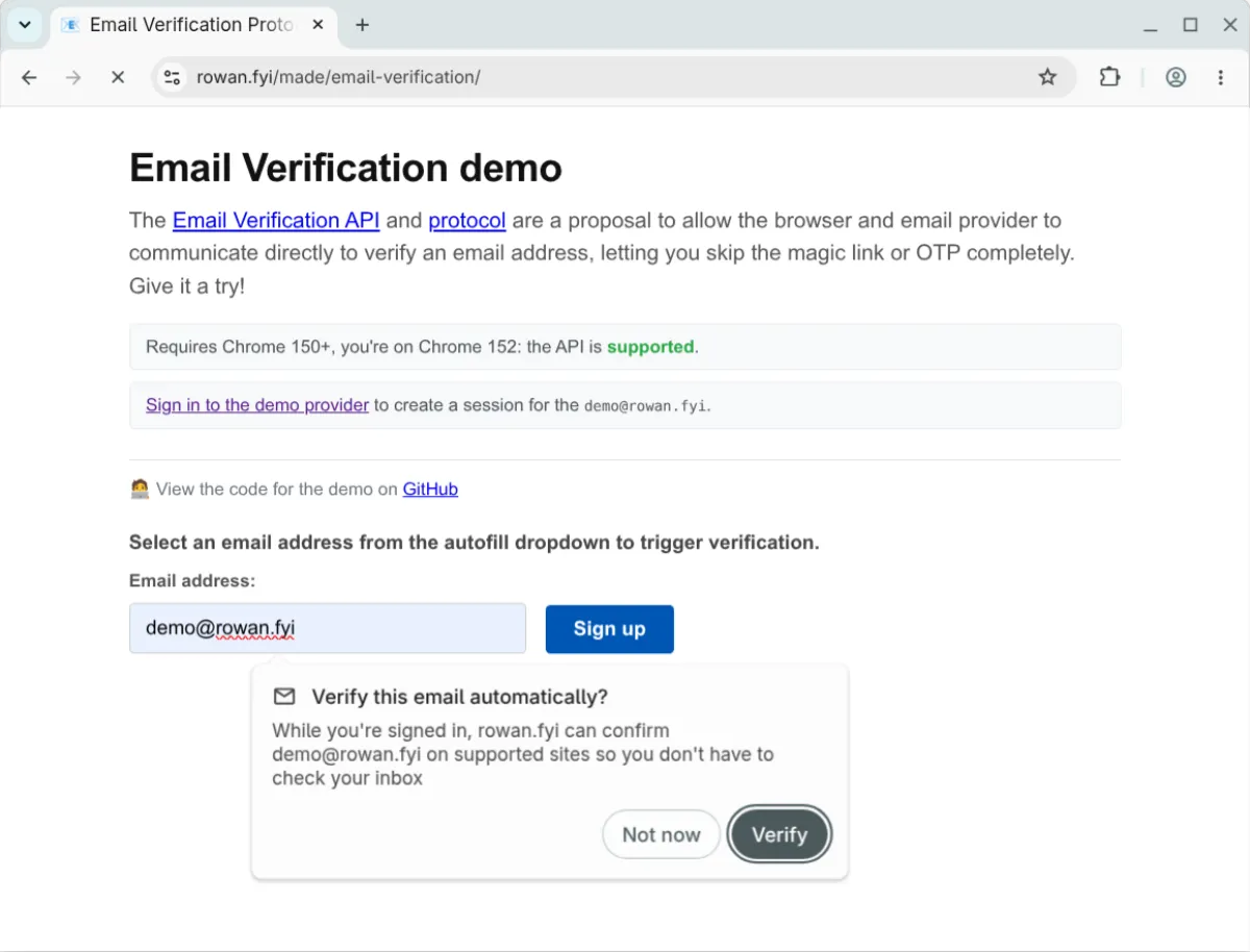 chrome-email-verification-demo