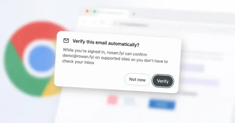 Gmail joins Chrome’s new email verification experiment to make sign-ups faster
