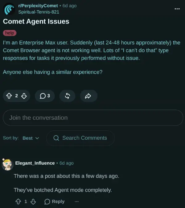 comet-browser-agent-mode-not-working-post