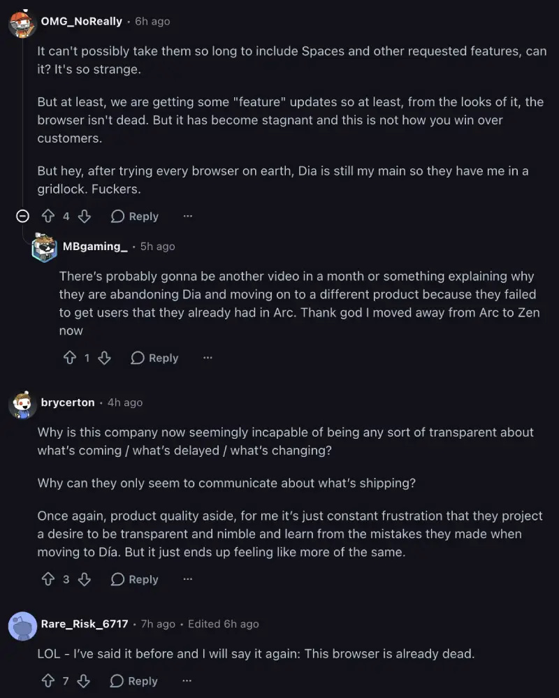 dia-browser-july-16-update-reactions