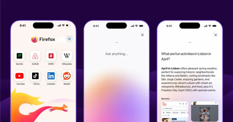 Firefox’s new voice feature answers quick questions on iPhone