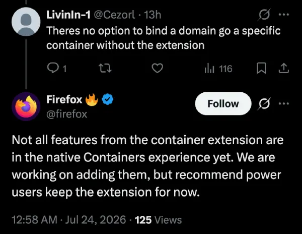 firefox-native-containers-extension-recommendation