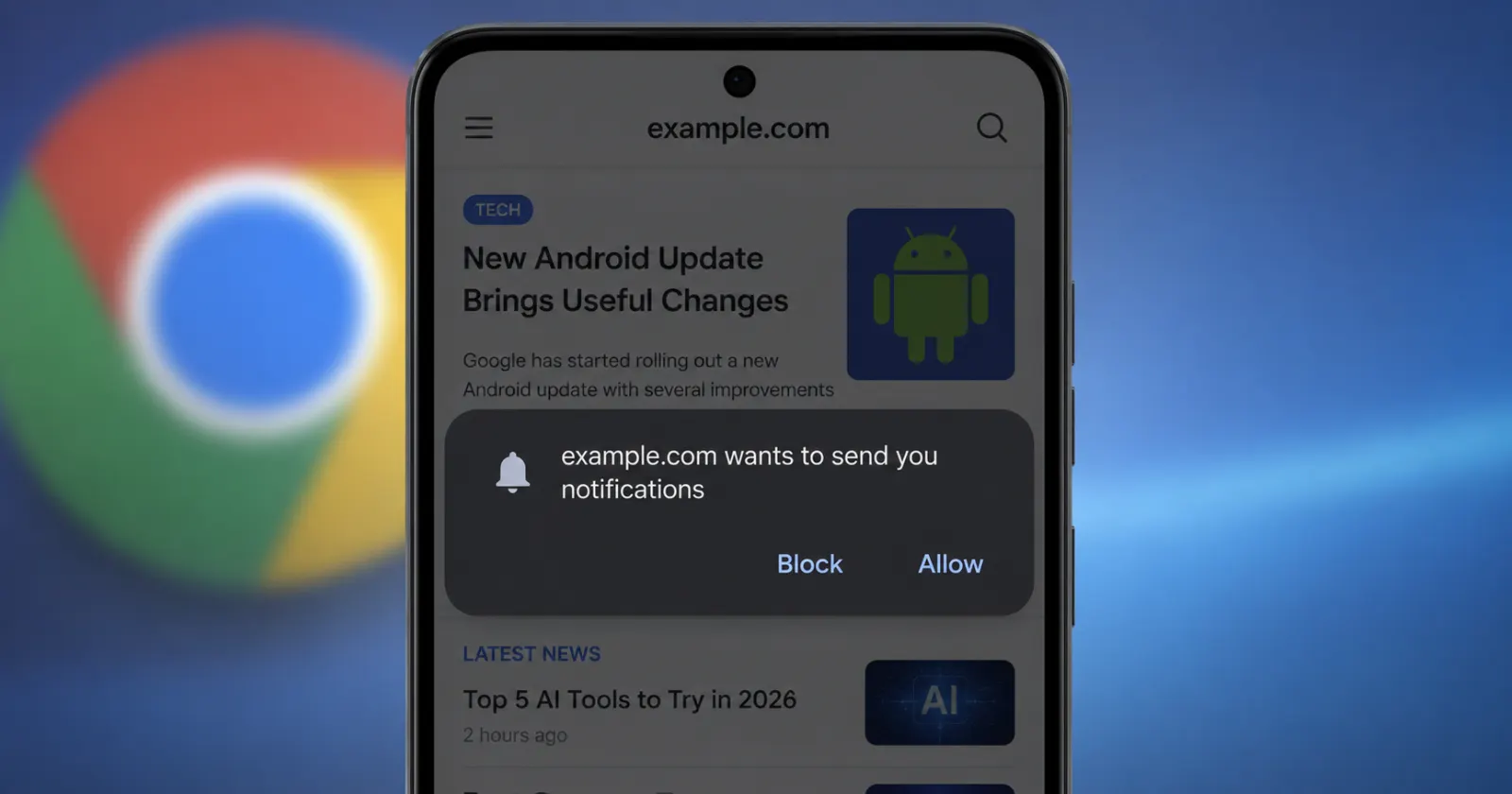 Tired of websites begging to send you notifications? Chrome has good news