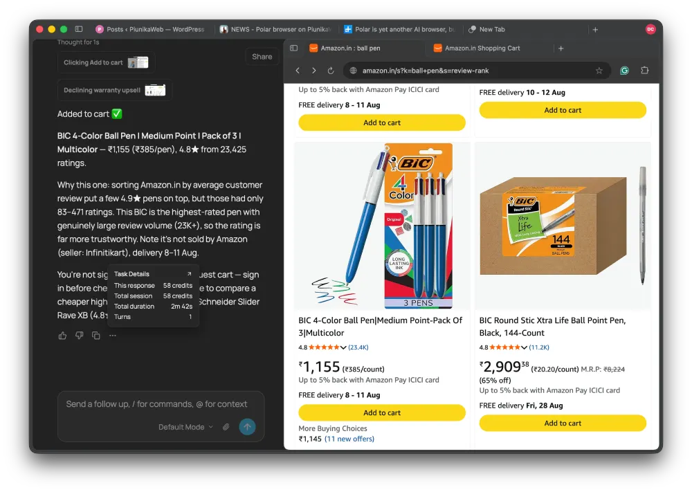 polar-browser-amazon-shopping