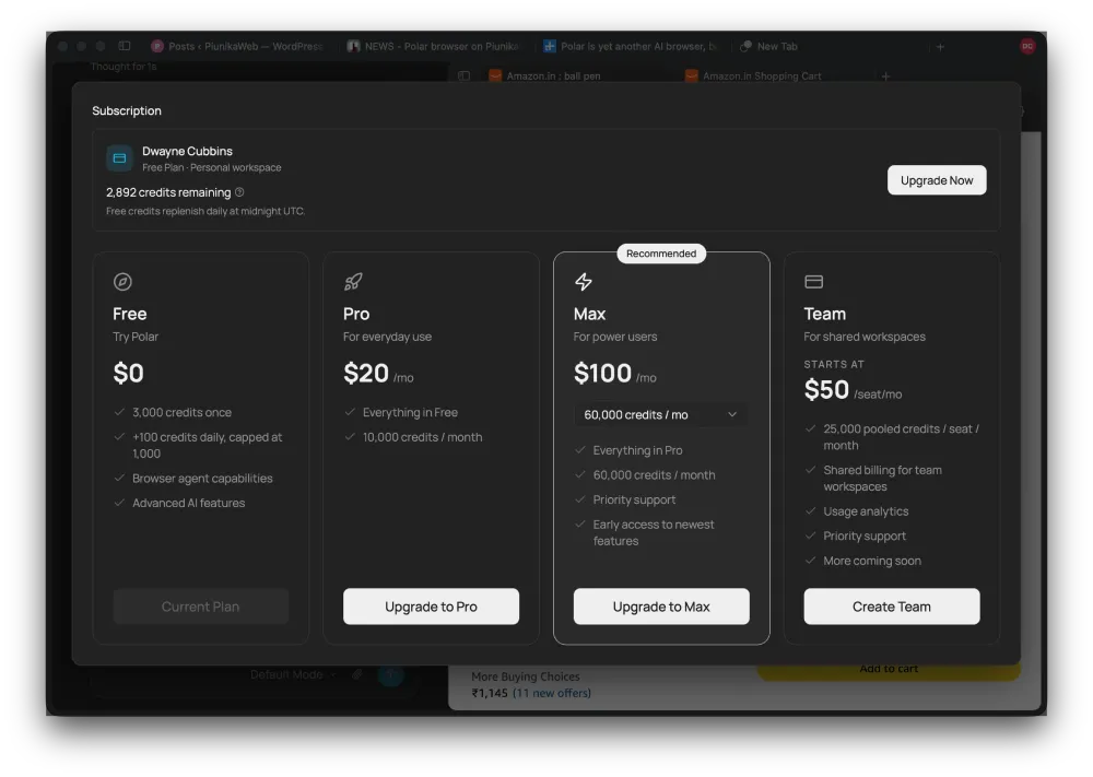 polar-browser-pricing