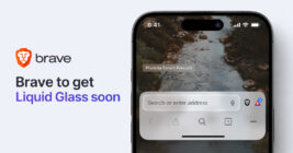 Brave is finally working on Liquid Glass for the iOS app