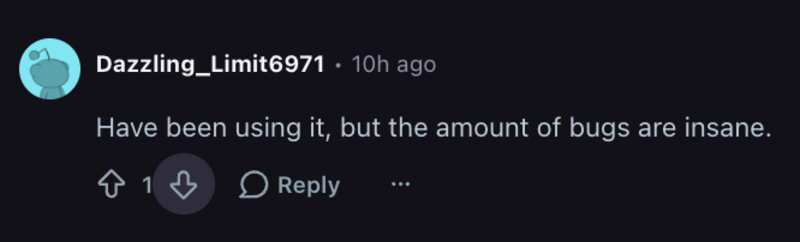 Dia bug report.