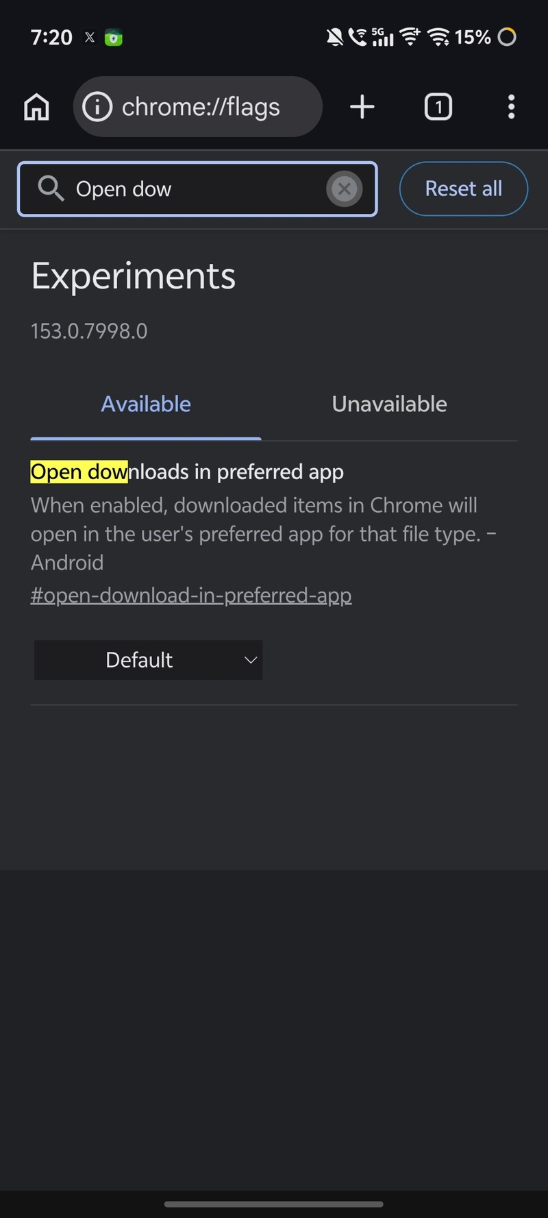 Chrome Canary PDF save default flag.