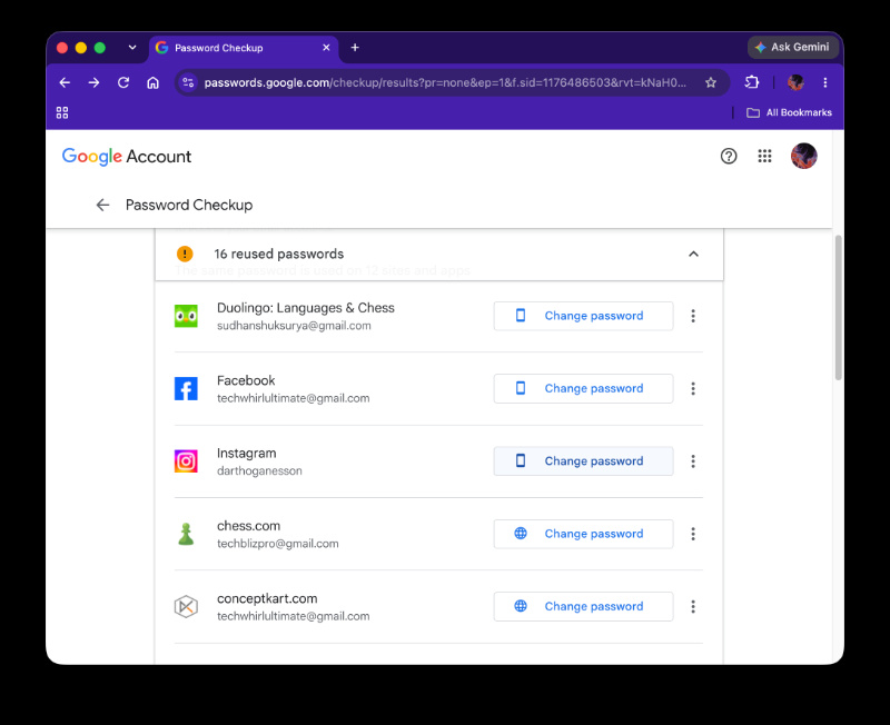 Canary screenshot.