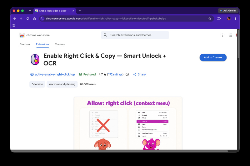 Chrome extension.