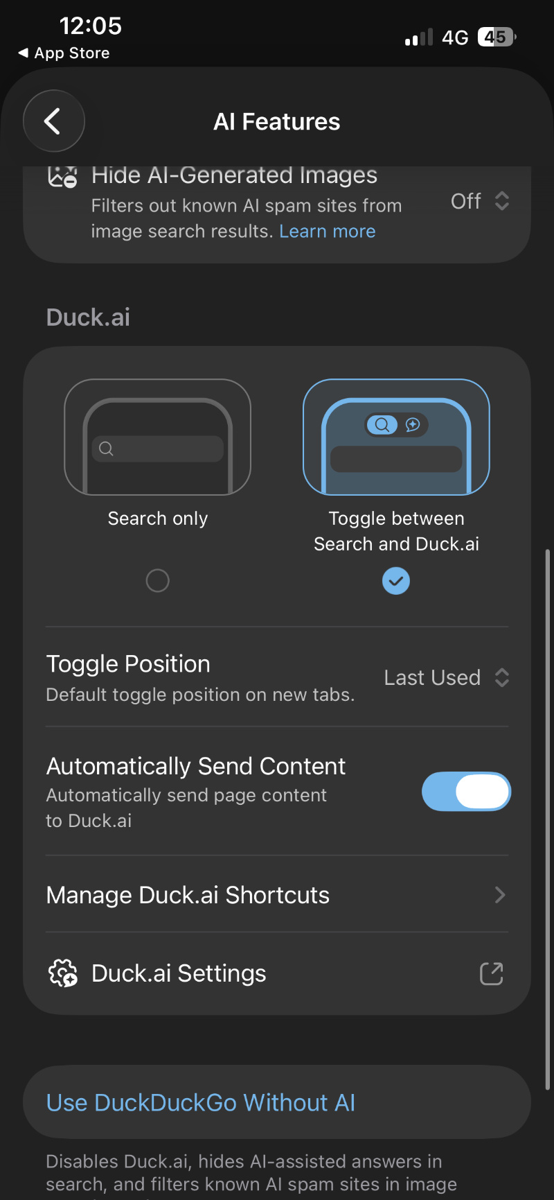 Send content.