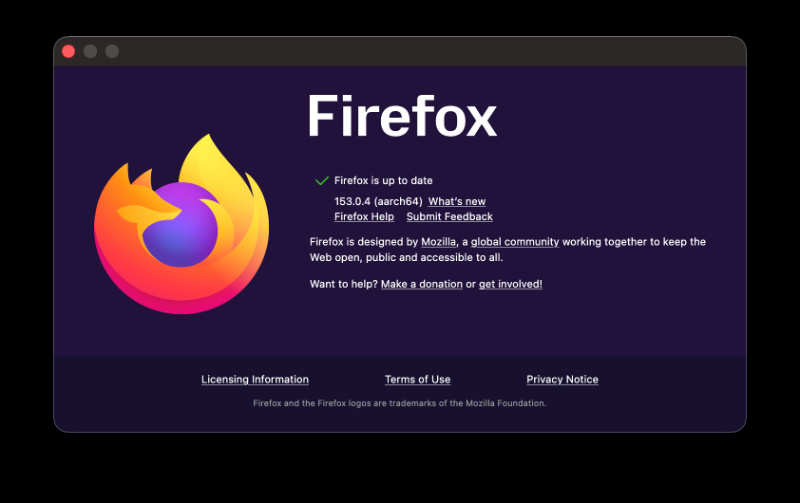 Firefox latest stable.