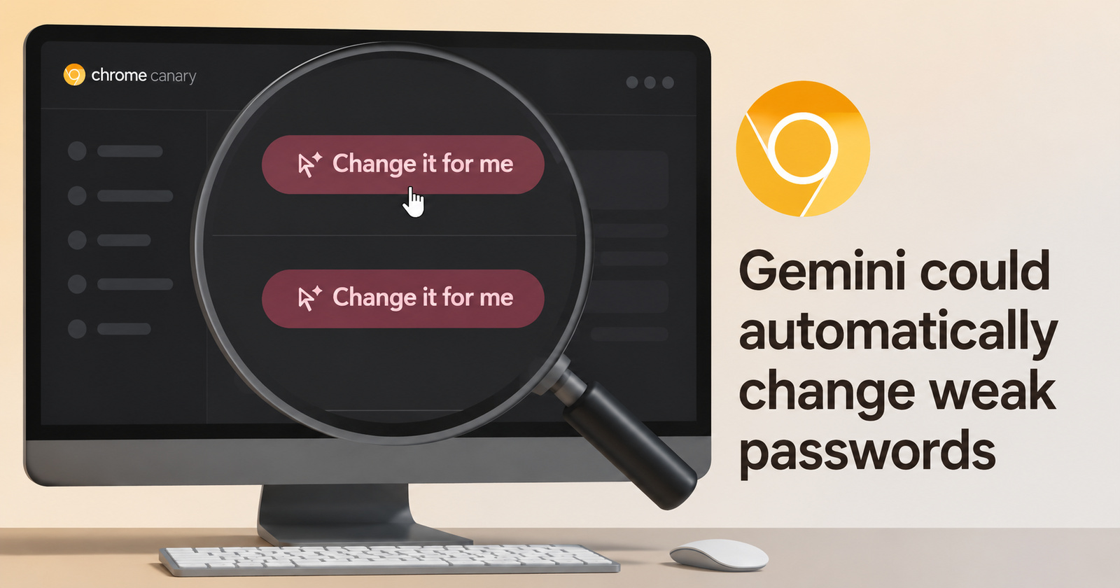 Gemini might automatically change weak passwords in the future on Chrome