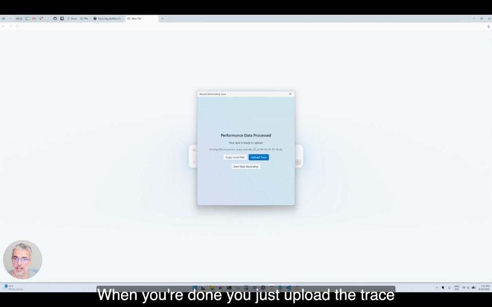 Record completed.