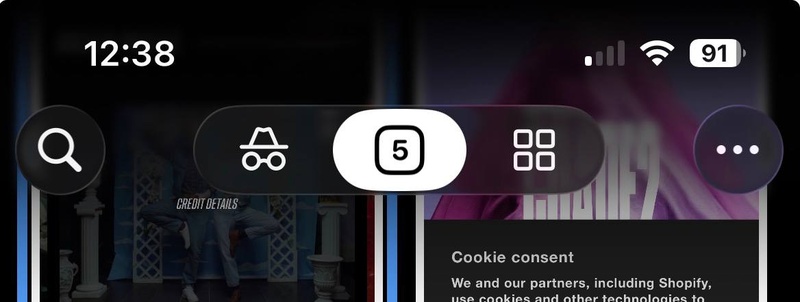 Chrome tab switcher.