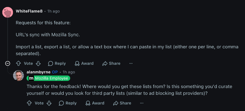 URL sync.