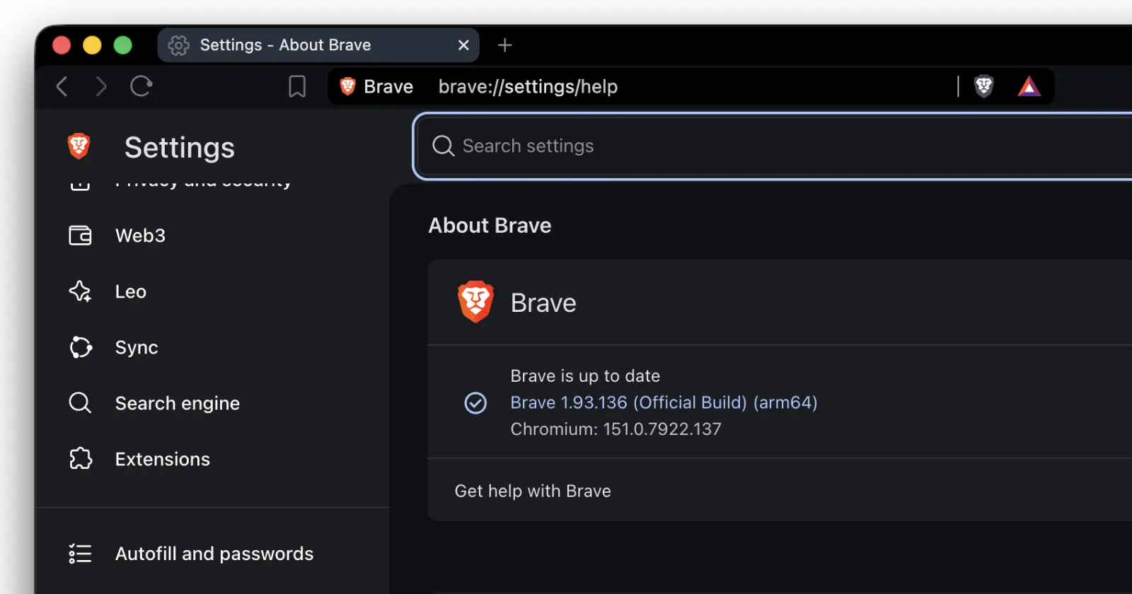 Brave 1.93.136 update rolling out with Chromium 151 bump and Linux codec change