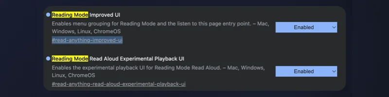 chrome-reading-mode-flags
