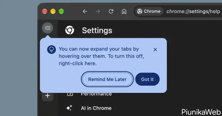 Chrome’s vertical sidebar tabs might soon auto-expand on hover by default