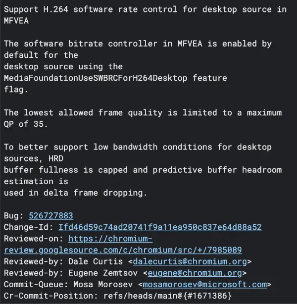 chromium-h264-software-rate-control-gerrit