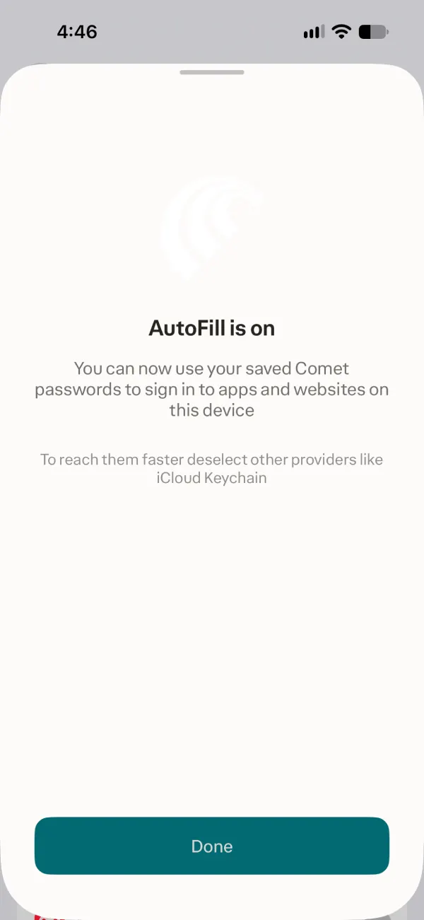 comet-browser-ios-password-autofill