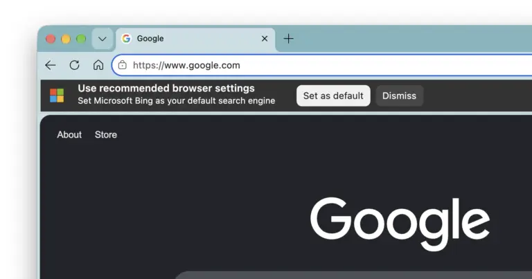 Microsoft found another unapologetic way to nag Edge users about Bing