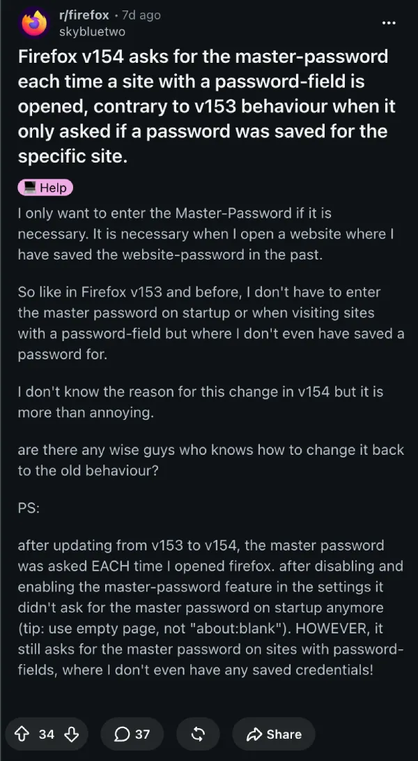 firefox-154-master-password-prompt-bug-thread