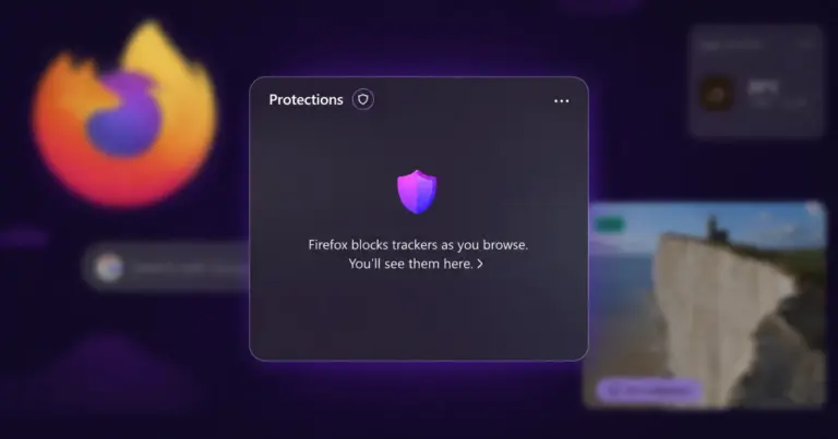 Firefox is rolling out a new ‘Protections’ widget for some desktop users