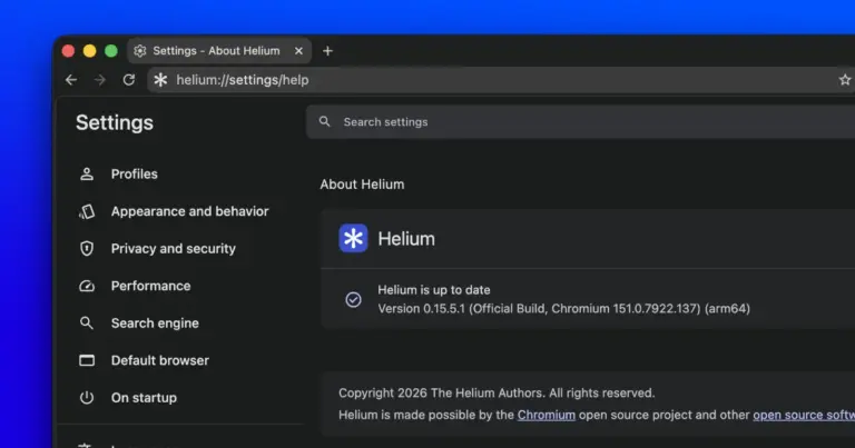 Helium 0.15.5 update is out with faster split view and more zoom presets