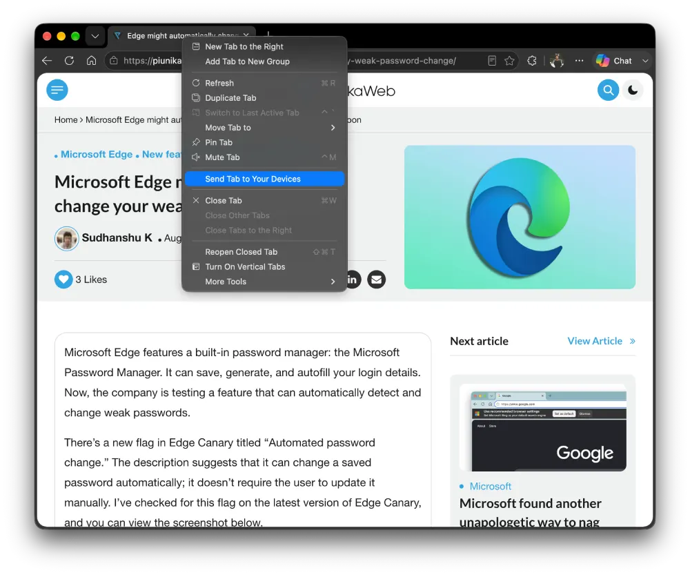 microsoft-edge-send-tab-to-device-screenshot
