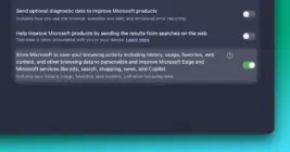 Microsoft Edge keeps turning this privacy setting back on