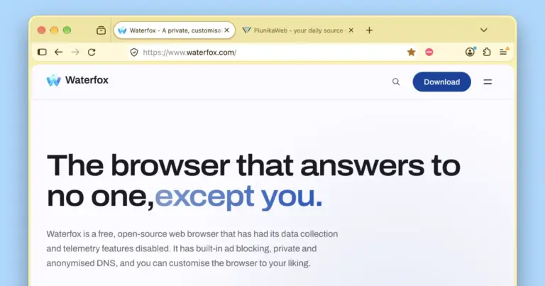 Waterfox’s Supernova update is here with native tree tabs and a complete redesign