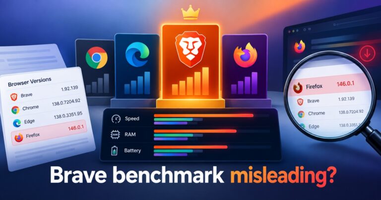 Brave appears to have used a 7 month old Firefox build in a recent benchmark — is it misleading?