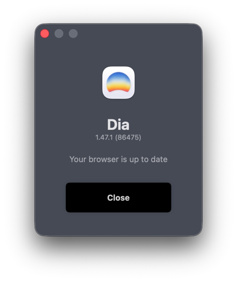 Latest Dia update.
