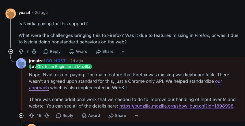 Nvidia payment.