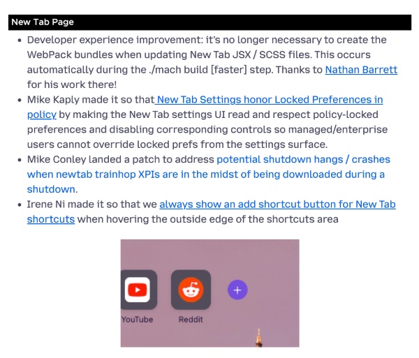 Official changelog.