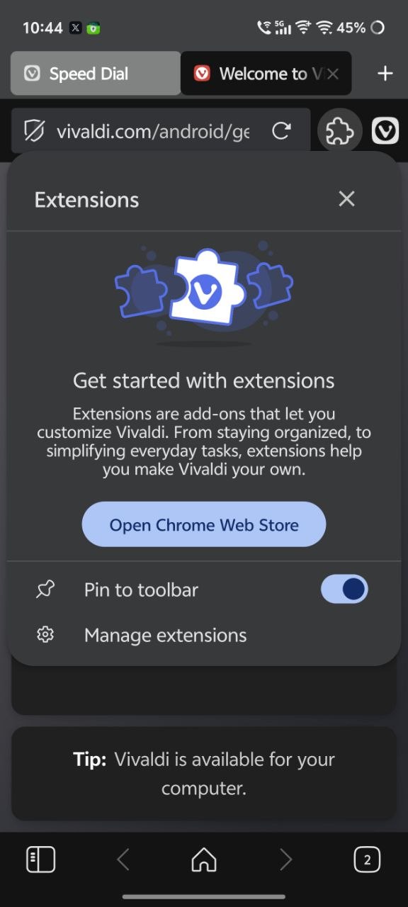Chrome Web Store.
